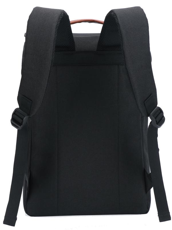 Durable Casual Solid Color Backpack, Lightweight Nylon Backpack with Built-in Organizer, Retro Style Backpack for Men & Women for Work & School 2