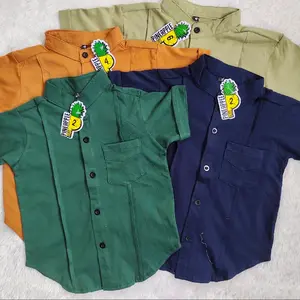 KEMEJA KOKO ANAK FATIH BY PINEAPPLE Cokelat