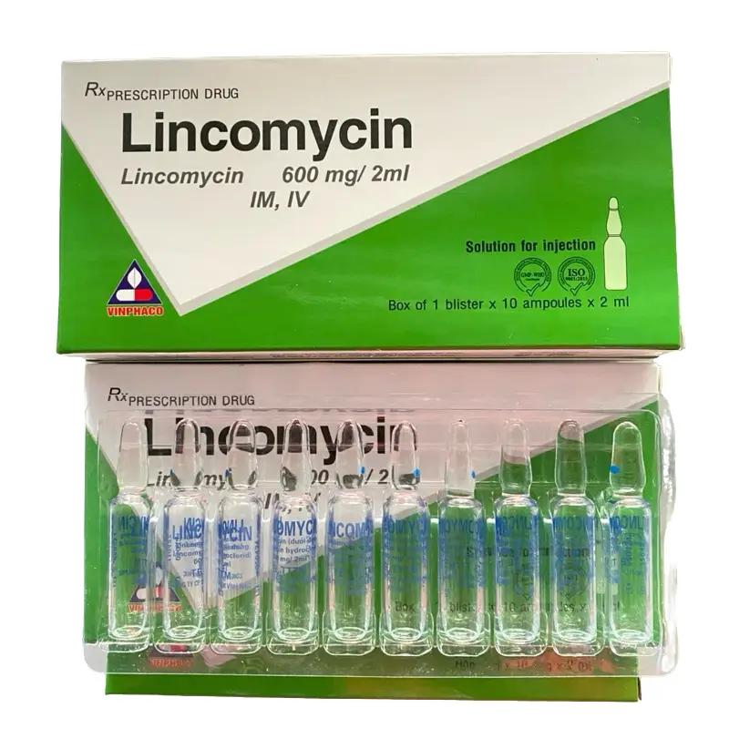 LINCO KHÁNG SINH phổ rộng trị tang gà đá và các bệnh nhiễm khuẩn trên gà , gia súc . Tặng giảm đau , tiêu viêm và giải độc gan. Ống 2ml , 1 hộp 10 ống . 0