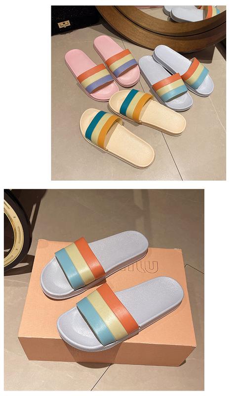 Product Introduction of Slippers Men's and Women's Summer Wear Indoor and Outdoor Non-Slip Thick Bottom Soft Bottom Bath Bathroom Slippers 16