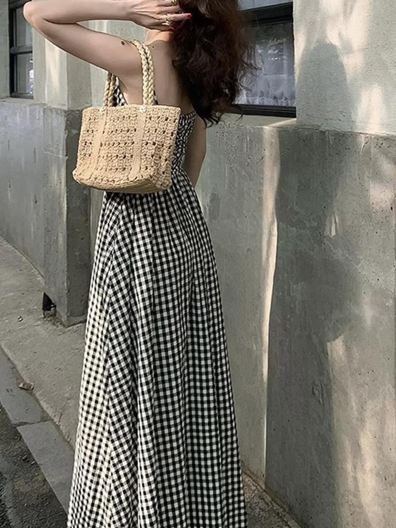 Product Introduction of Đầm Lưới Dây Cườm Cổ Rớt Vai Xòe Tà Siêu Sang Trọng Cho Chị Em, Đi Chơi - Đi Dự Tiệc Siêu Hot Hit, Xòe Tà Cách Tân Nhìn Là Mê Benzen Store Nữ Dress Women 7