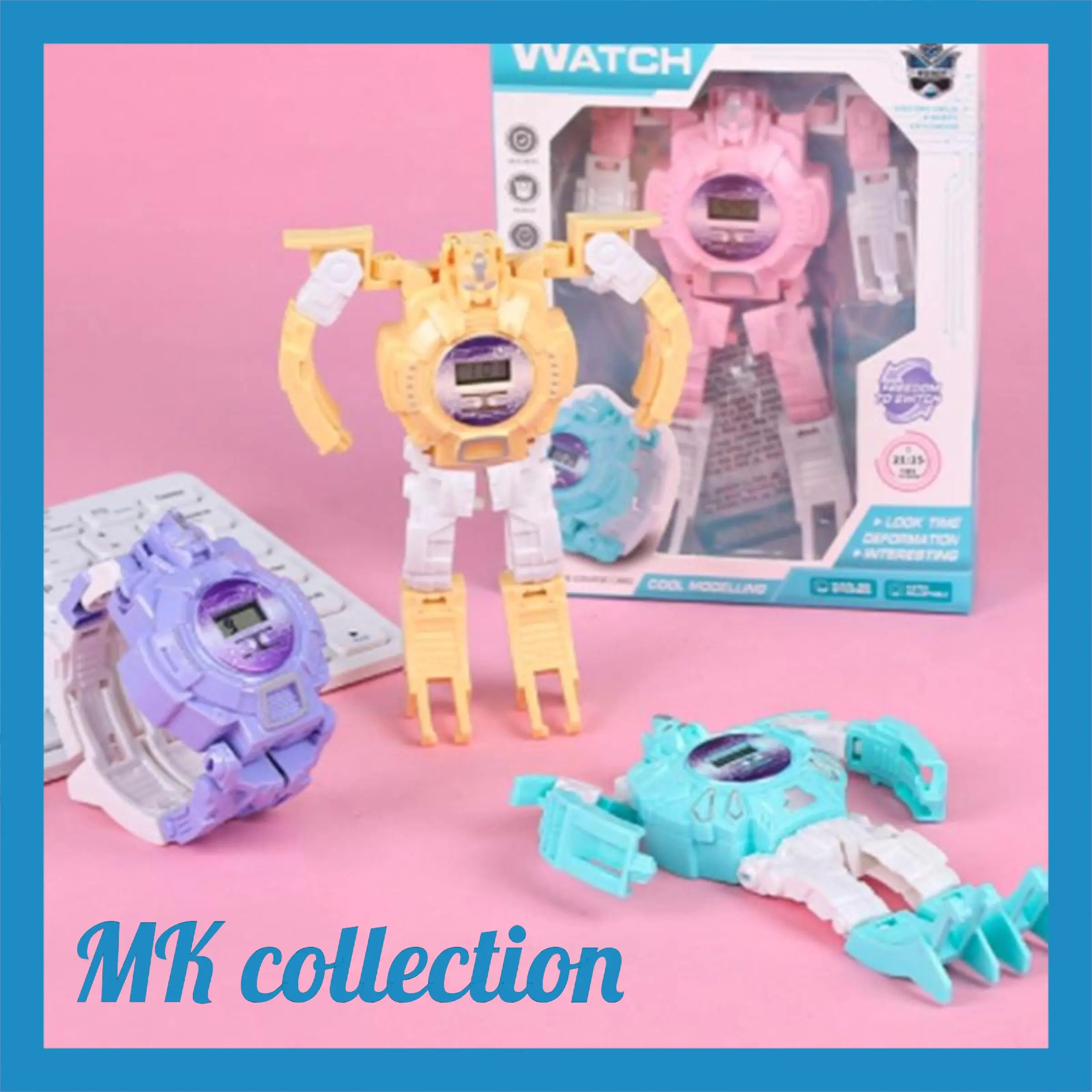 JAM TANGAN ROBOT / JAM TANGAN ANAK DEFORMATION ROBOT