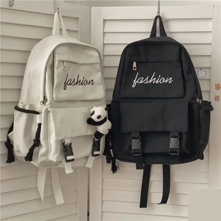 Beg Sekolah Kapasiti Besar, Kolej dan Sekolah Menengah, Gaya Harajuku Korea, Ulzzang, Sesuai untuk Lelaki dan Wanita, Beg galas Pelajar Sekolah Menengah dan Kolej, Bergaya dan Sejuk, Sesuai untuk Musim Panas, 2024
