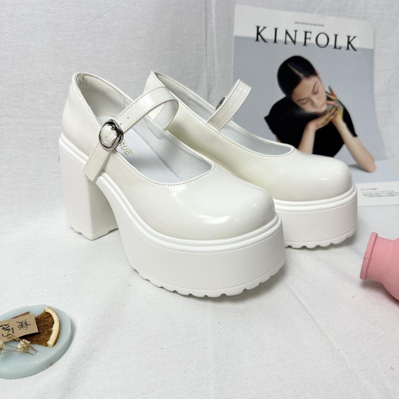 HÀNG SẴN ẢNH THẬT Giày Marry Jane Đế Cao 10cm Sang Chảnh - CG09 Nữ Shoes