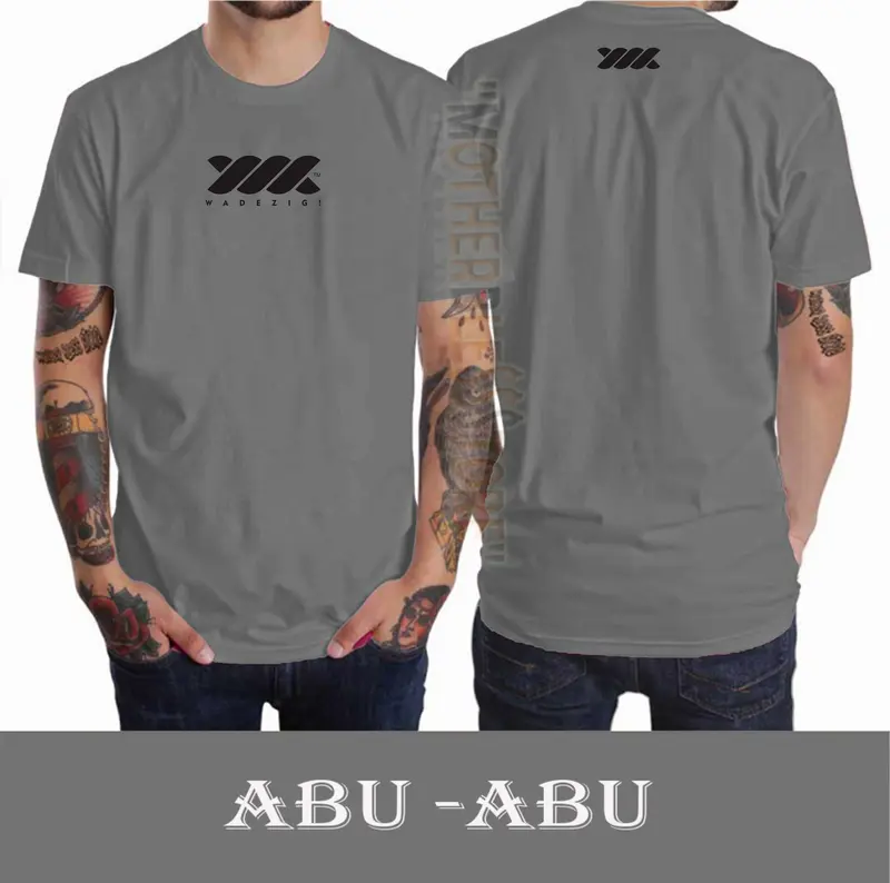 Kaos Pria T-Shirt Kaos Distro T-Shirt Kaos Lengan 100% Cotton Katun 30s Premium Logo WZ BLACK bulat kain kerah lembut Nyaman Tebal 3