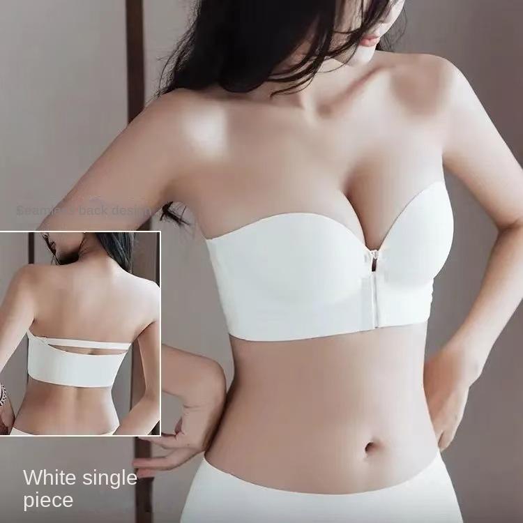Product Introduction of Áo Ngực Gợi Cảm, LSJ, Không Dây Khóa Trước, Chống Trượt, Ngực Nhỏ Chun, Thoải Mái, Áo Ngực Dép nữ quai Kính gắn nón 3