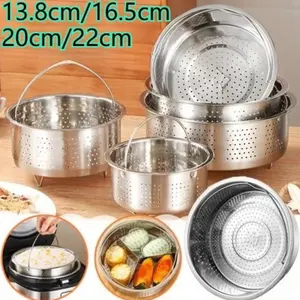 304 Keranjang Kukus Stainless Steel / Tatakan Steamer Basket Stainless / Tatakan Kukusan Nasi Stainless Tebal Keranjang