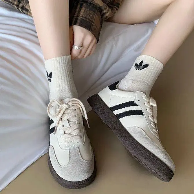 Giày Thể Thao Nữ  Sneaker Samba Ulzzang Phong Cách Retro Thời Trang - GS1 8
