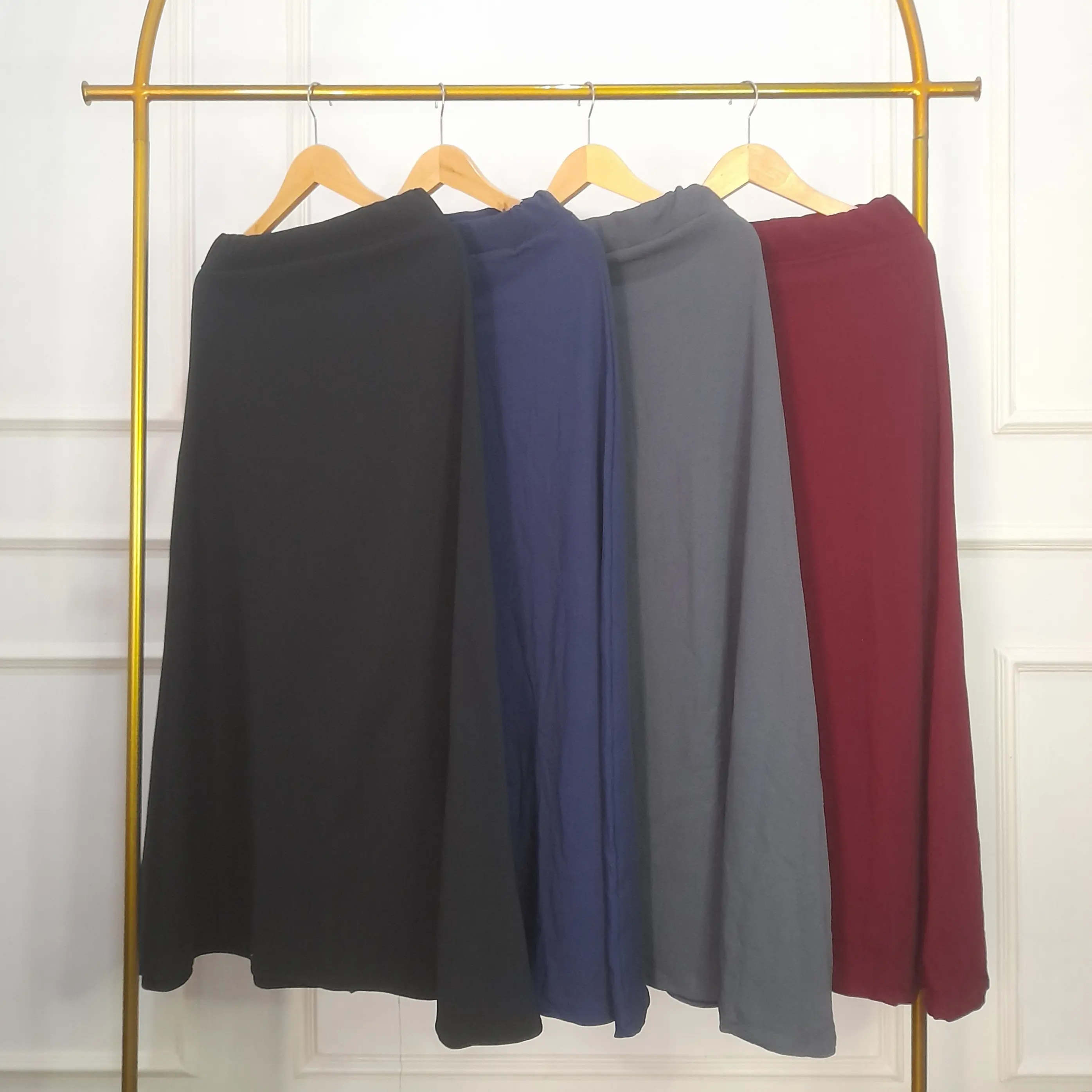 Rok Wafel Polos Ada Saku Bahan Tebal dan Nyaman di Pakai