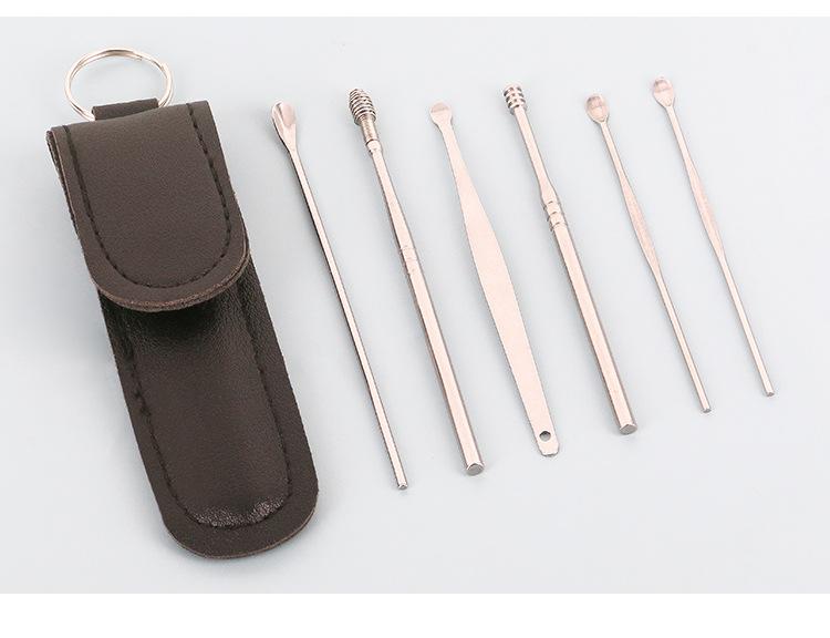 Product Introduction of Ear Pick Handle 6-Piece Set – Spiral Spring Ear Cleaning Tools, Earwax Removal Kit, 6-in-1 Ear Pick Set 13