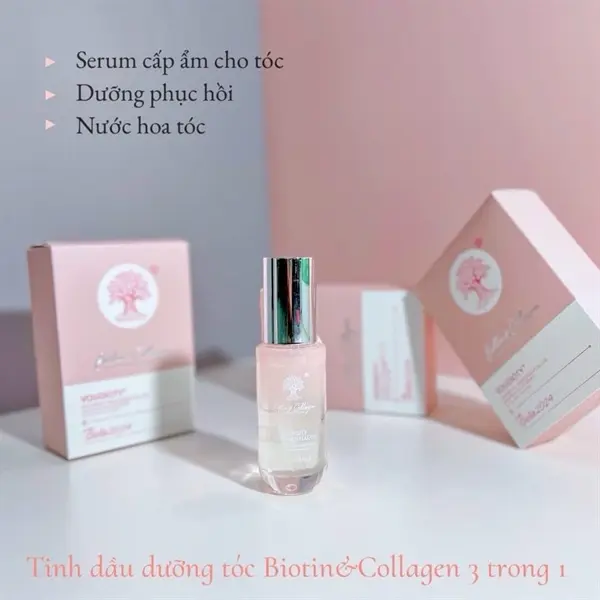 Tinh Dầu Dưỡng tóc Mềm Mượt Hương Nước Hoa Biotin Collagen 60ml