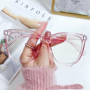 FS DD Thick Frame Spec Big Square Frames Unisex Spectacle Cermin Mata Wanita Fashion Eyewear Spec Glasses