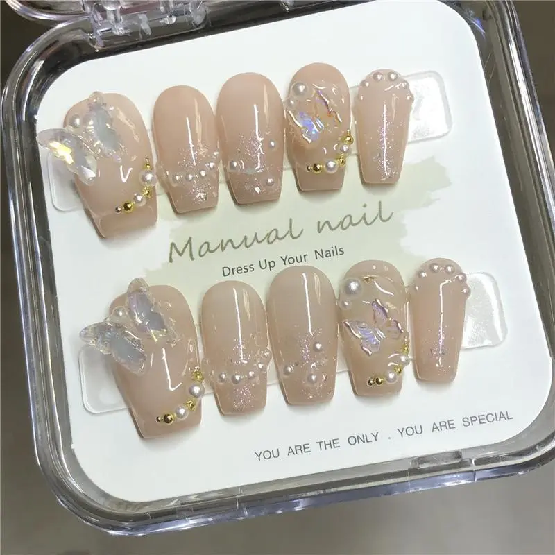 Wear Nail Card Paper High-Grade Custom Nail Card Wrapping Card Custom Wear Nail Display Card Background Card