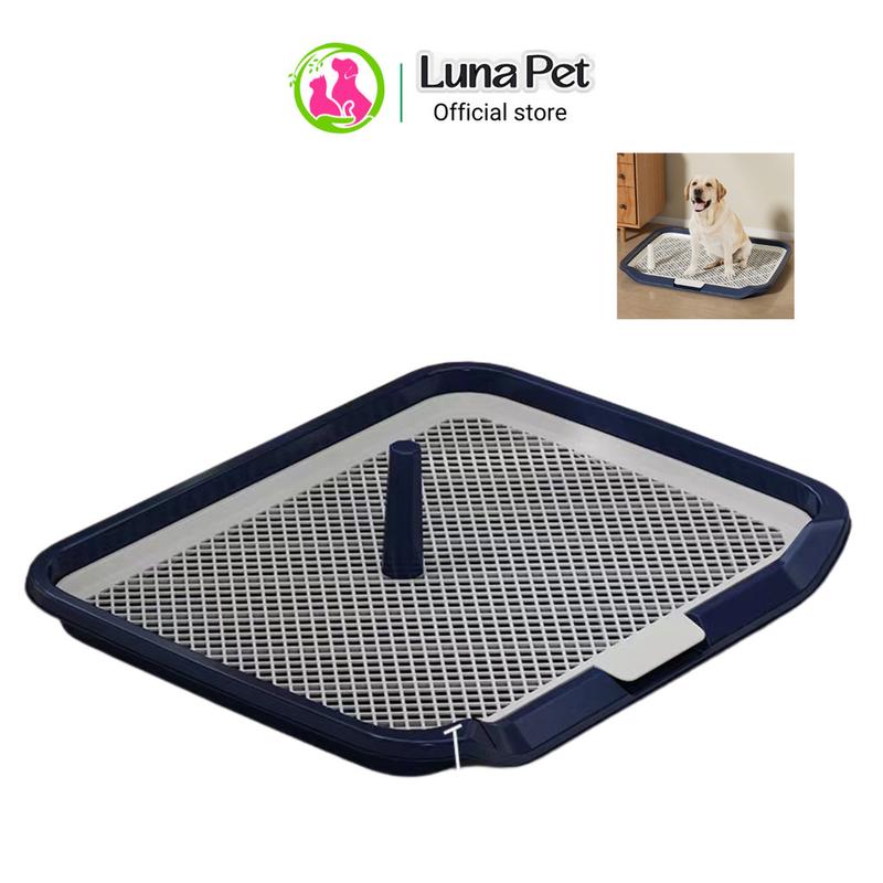 Khay vệ sinh cho chó size LỚN tặng kèm cột LunaPet KC08 - Khay hướng dẫn cún đi vệ sinh size lớn L:65*50cm