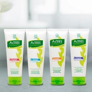 Acnes Creamy Wash Complete White Oil Control Deep Pore Yogurt Touch 50gr 100gr || Sabun Cuci Muka Anti Jerawat Badan 1