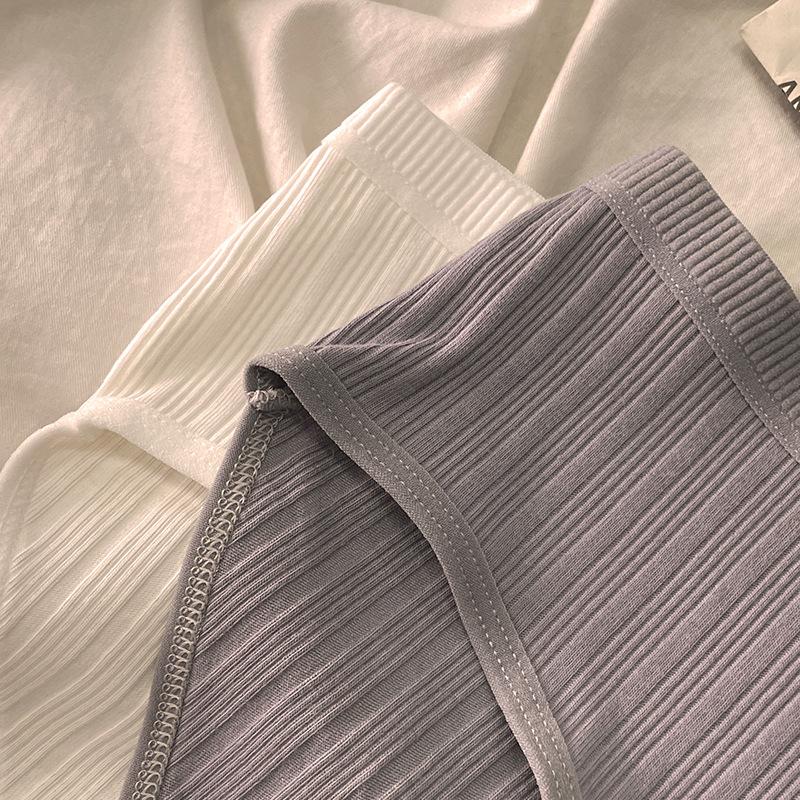 Product Introduction of Đồ Lót Cotton Gân Cho Nữ, Bộ 5 Chiếc, BRALUNE, Kháng Khuẩn Và Thoáng Khí, Quần Sịp Nữ, Mã 163, Dành Cho Nữ Váy Lệch Vai 12