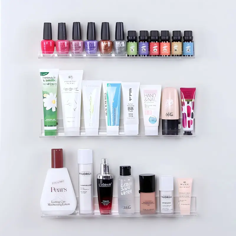 Rak Kutek Tempel Dinding Serbaguna Nail Art Organizer 4