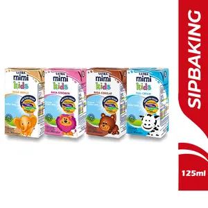 Susu UHT ULTRA MIMI 125 ml Ultra Milk Vanila Stroberi Cokelat Full Cream