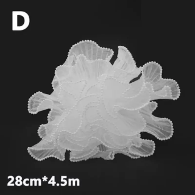 Vải voan trắng có ngọc rộng 28cm dài 4.5m 1