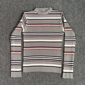 Knit Striped Abu Knit Rajut