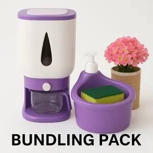 PAKET BUNDLING HEMAT DISPENSER BERAS DAN DISPENSER SABUN 1000ML LEBIH MURAH