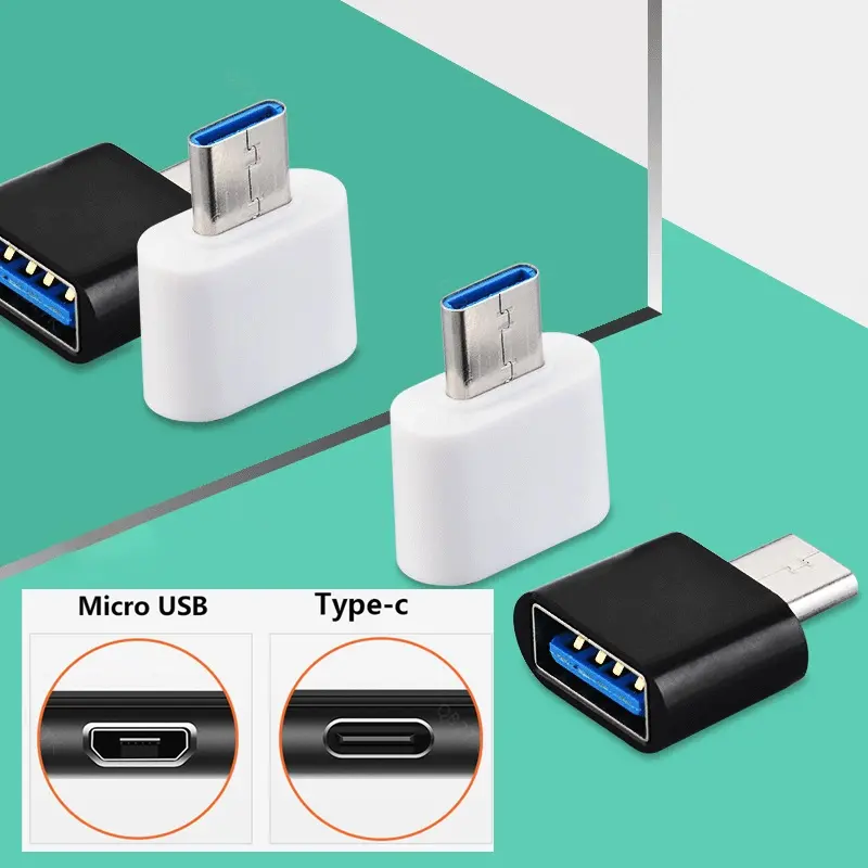 USB Type C Adapter Mini OTG Micro USB To USB Converter For Tablet Type-C Micro-USB to USB2.0 Connector  SGB2