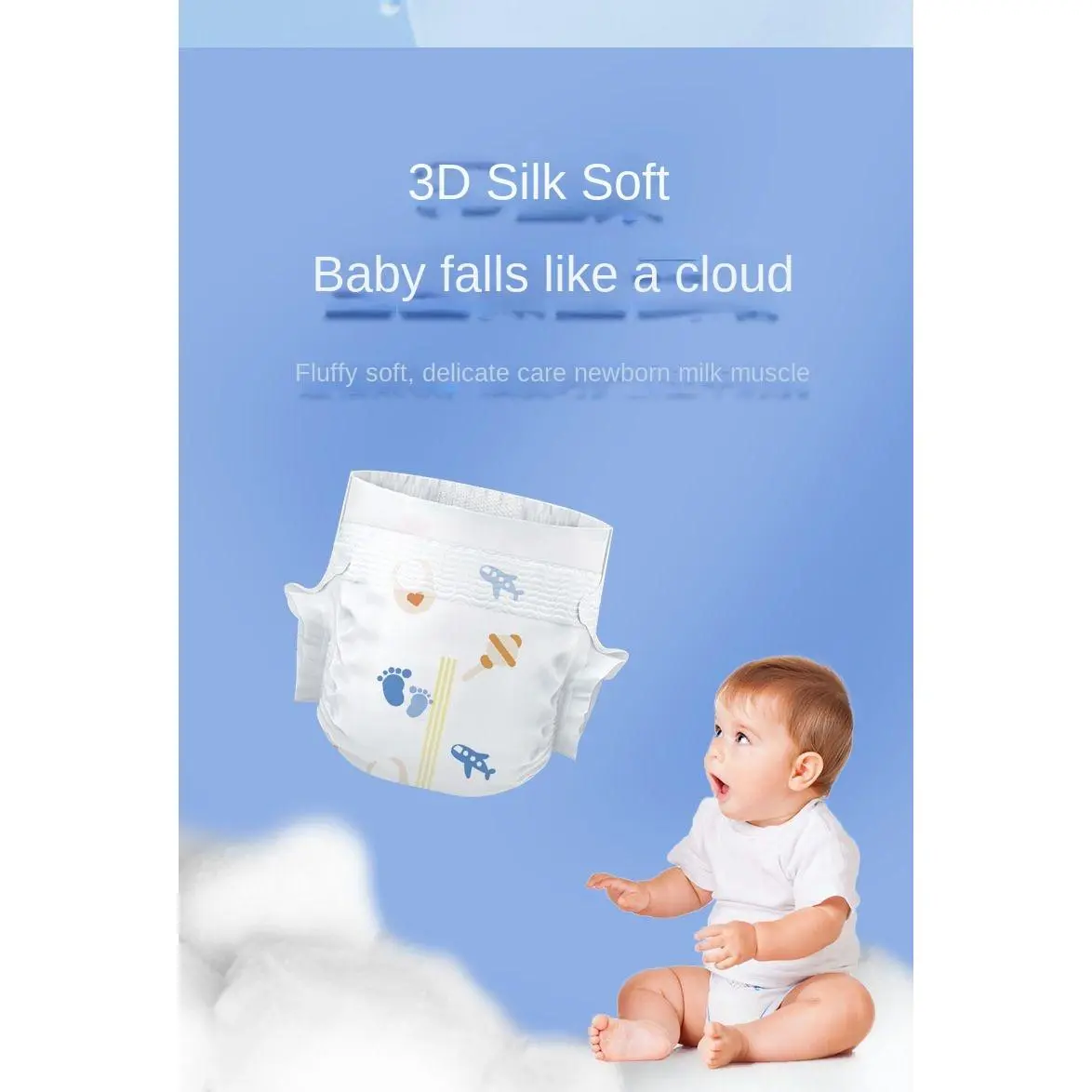 [100 Pieces] Baby Diapers for Good Mothers Ultra-Thin Soft Baby Diapers L Dry and Breathable Pull up Diaper XXL