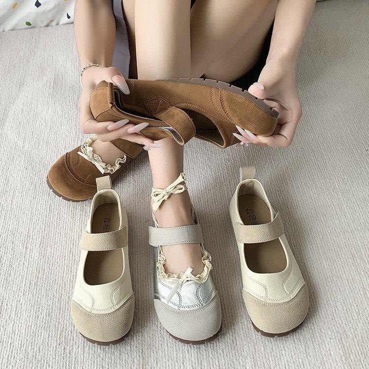 Product Introduction of Giày búp bê nữ da lộn LAMMI CUTIE SHOES  mã SN02  cao cấp. 12