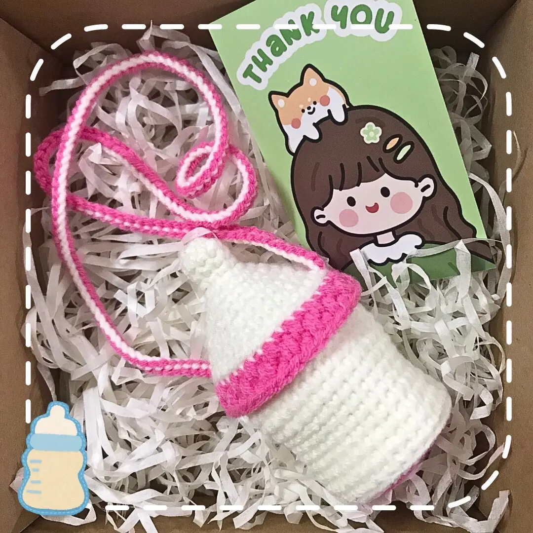 Túi tỏi handmade bằng len cho bé - Thêu tên theo yêu cầu - Làm theo mẫu