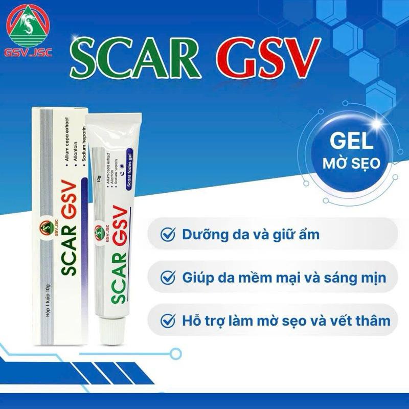 Kem bôi sẹo SCAR GSV mờ sẹo giảm thâm , phòng sẹo lồi sẹo phì đại sẹo thâm Dr Linh Hà 1