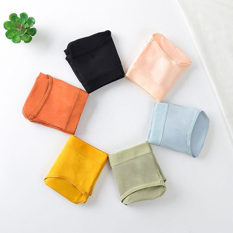 Đồ Lót Trơn Phong Cách Nhật Bản, Hàng Mới Về, Dành Cho Nữ, Không Có Đường Gân giữa Eo, Thoáng Khí, Quần Sịp Nữ, Thiết Kế Macaroon, Gợi Cảm, Quý Cô Trẻ Trung 1