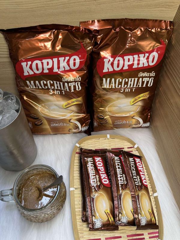 ( COMBO 5 TÚI ) CÀ PHÊ KOPIKO MACCHIATO 3 IN 1 ( CHUẨN THÁI 1 bịch 20 gói x 24g) 1