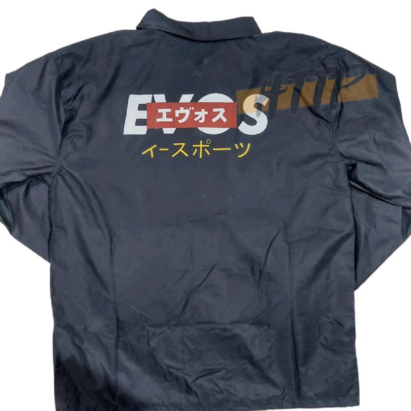 JAKET COACH EVOS ESPORTS TIGER JPN WINDBREAKER PREMIUM PRIA & WANITA GAMING 3