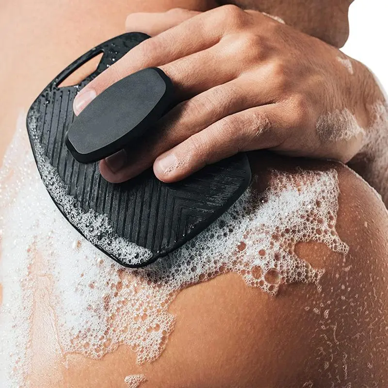 Silicone Bath Brush, 1 Count Multifunctional Body Scrubber, Shower Brush, Bathing Accessories for Home Bathroom, Bathing Accessories for Home Bathroom, Personal,  Fathers Day Gift 0