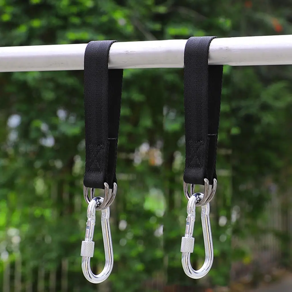 Nuiyadon- Easy Installation Swing Strap Premium Tree Swing Straps for Fitness  Fun Heavy Duty Hanging Straps for Hammocks Pull Ups Planks Gym Equipment Easy Installation