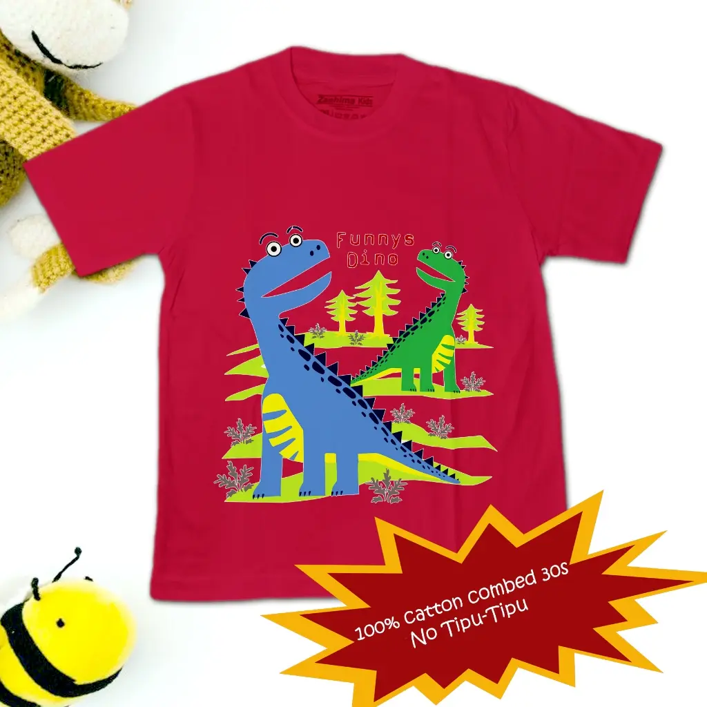 Kaos anak muarg kwalitas premium untuk usia 3-9 tahun / bahan 100% katun dijamin adem