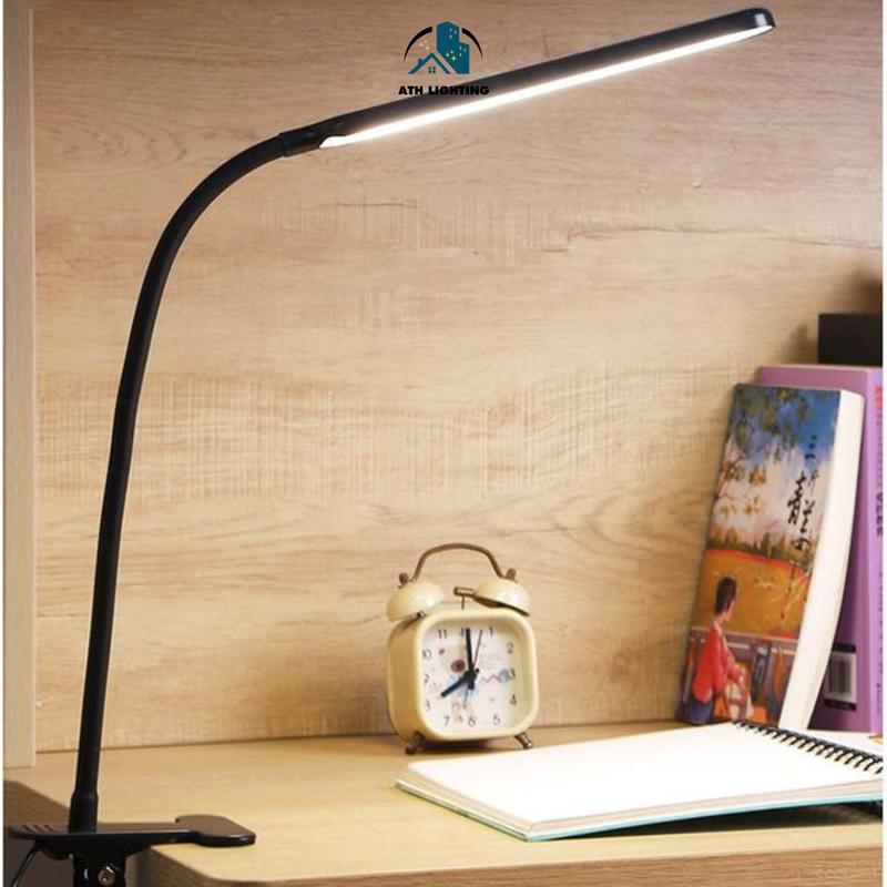 Đèn LED Kẹp Bàn Cổ Ngỗng ATH Lighting - 3 Chế Độ Màu Điều Chỉnh Được - Đèn Bàn Làm Việc Đèn Học Chống Cận Hiệu Quả - đènbàn 7