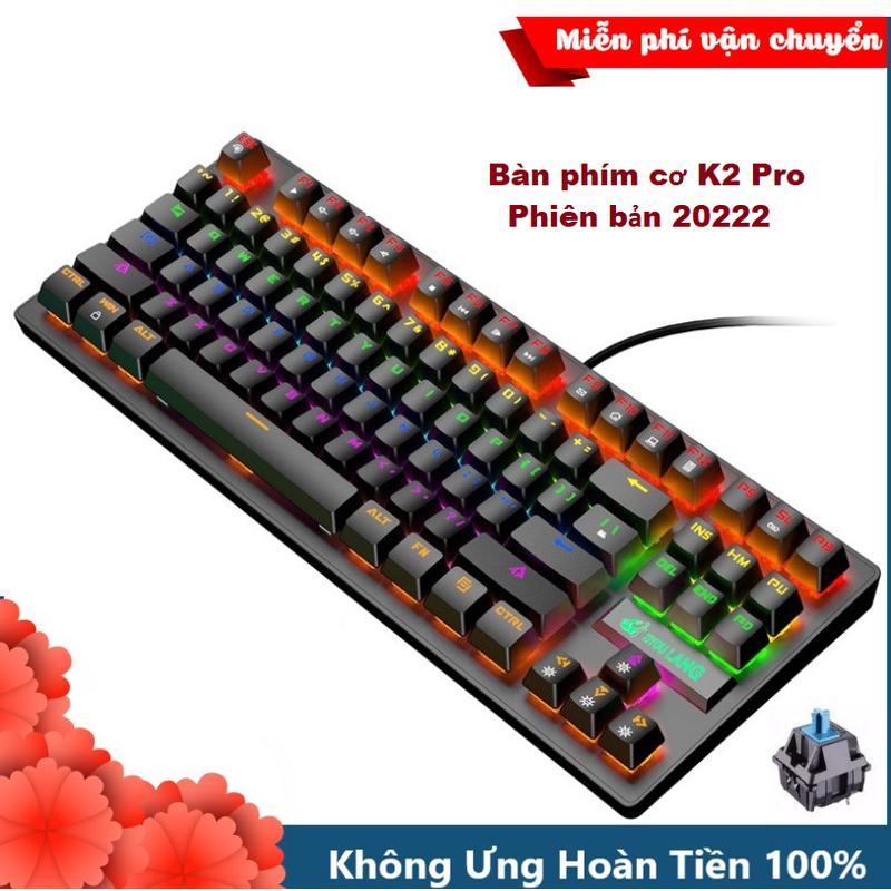 Bàn Phím Cơ K2 Pro Blue switch - Phiên Bản Nâng Cấp 2023