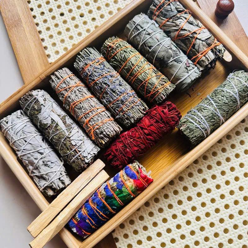 Xô Thơm Thanh Tẩy, WHITESAGE, Xô Thơm Xông nhà, Thanh Tẩy Không Gian, Thu Hút Tài Lộc - Decor Decor Phòng Trang Trí