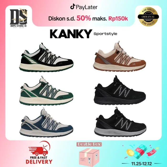 [ORIGINAL] Kanky Story Kitadake Green / Navy / Charcoal / All Black / Black Forest - Sport Style