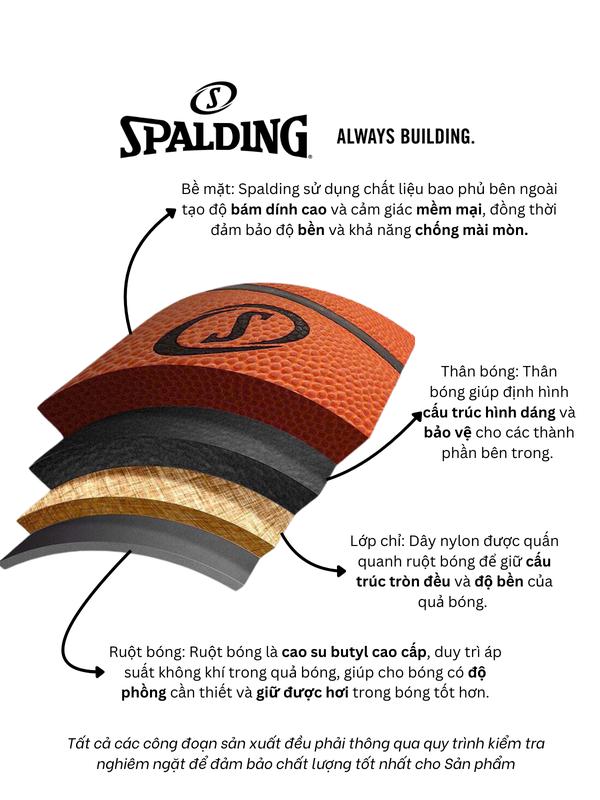 Bóng rổ Spalding EXCEL TF500 Size 7 1