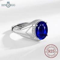 Gambar HIWANGO Cincin Pria Zirkon AAAAA Perak 925 Safir Fashion - Perak, Dapat disesuaikan dari HIWANGO Kab. Gresik 4 Tokopedia