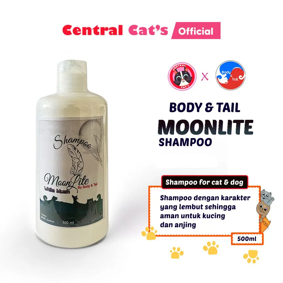 Body & Tail Moonlite Shampoo Kucing dan Anjing