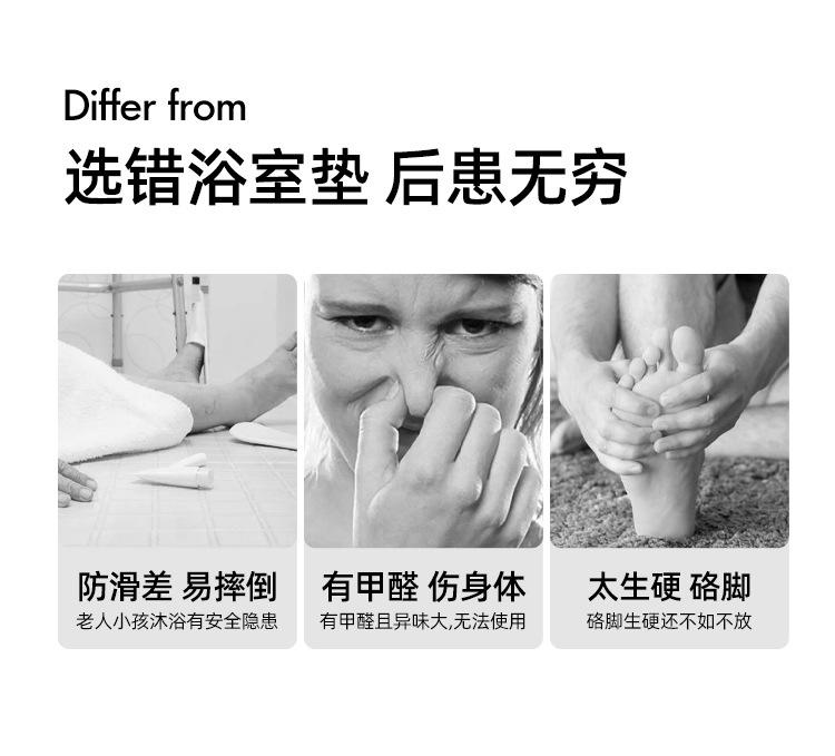 Product Introduction of Bathroom Mat Diatomaceous Earth Non-Slip Absorbent Soft Mat for Washroom, Toilet, Kitchen, Entrance, Toilet Carpet, Antibacterial, High-Grade, Exquisite, Non-Slip, Multi-Functional, Eco-Friendly, Healthy, Safe 2
