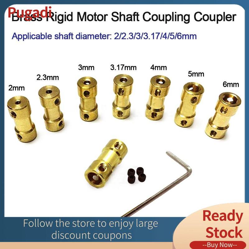 Trục Truyền Động 2Mm, 5 Đầu Nối, Đầu Nối Truyền Động Động Cơ, Khớp Nối Trục Động Cơ, Bộ Giảm Tốc, Đầu Nối Bằng Đồng Linh Hoạt, Mới