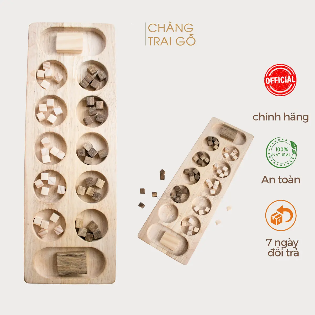Bộ đồ chơi dân gian ô ăn quan, đồ chơi gắn kết gia đình – Chàng Trai Gỗ