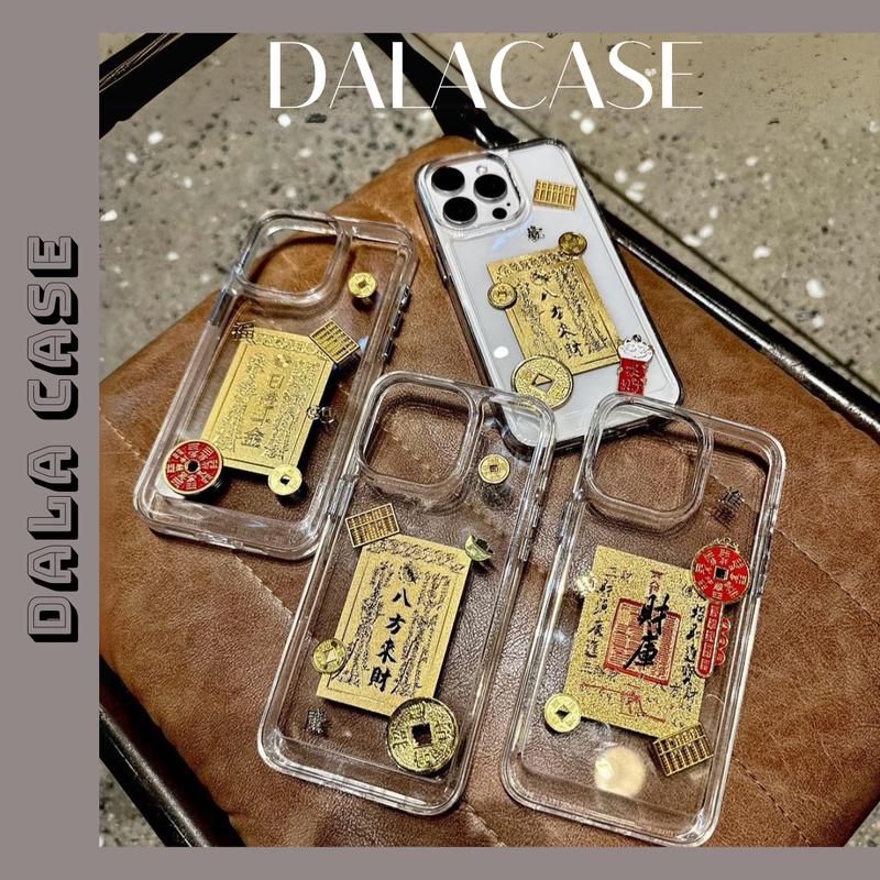 [Ốp Tết] Ốp Lưng BÁT PHƯƠNG LAI TÀI Trong Suốt