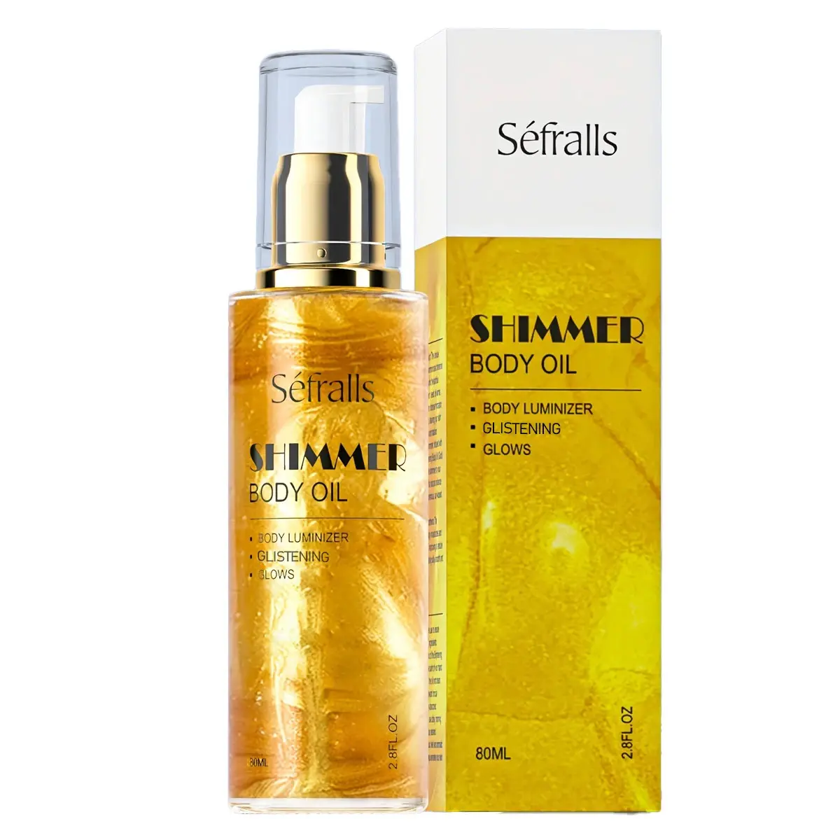 Sefralls Body Shining Oil Moisturizing Facial and Body Refining High Gloss Oil