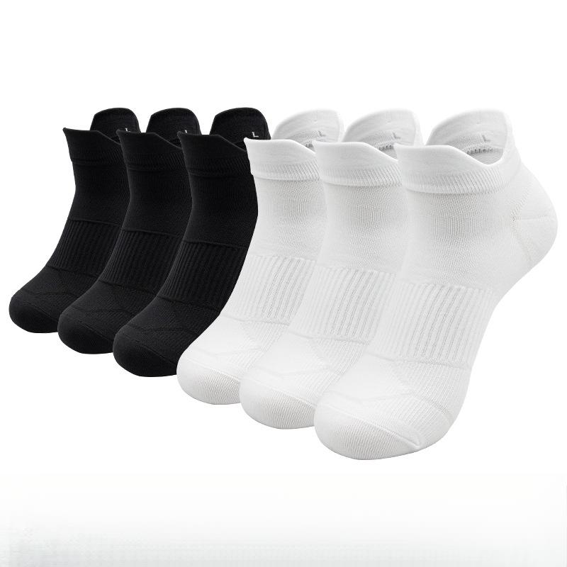 Product Introduction of Fedele  Socks Men's Short Socks Cotton Sweat Absorbent Seasonal Breathable Quick Dry Solid Color Sports Boat Socks 24