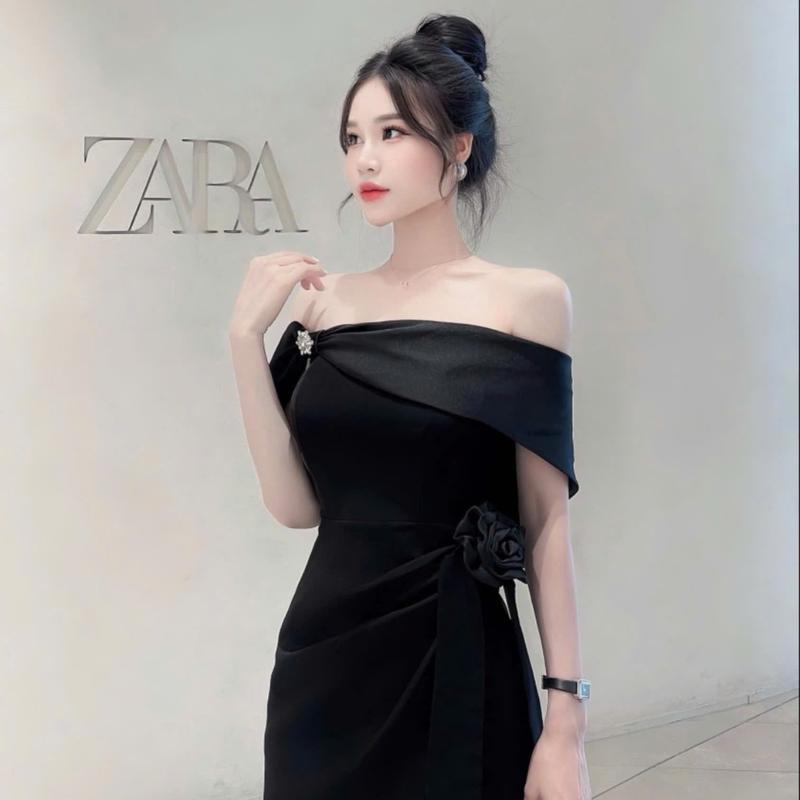 LORIS - Yuka Dress, Đầm trễ vai xẻ tà đi tiệc xinh 6